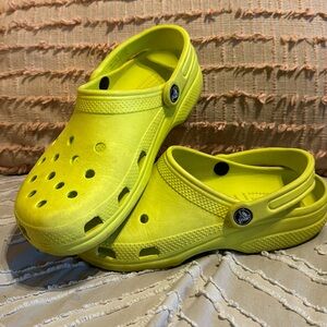 Yellow Crocs